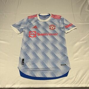 Adidas Manchester United 2021-22 Authentic Away Kit Soccer Jersey Men's XS